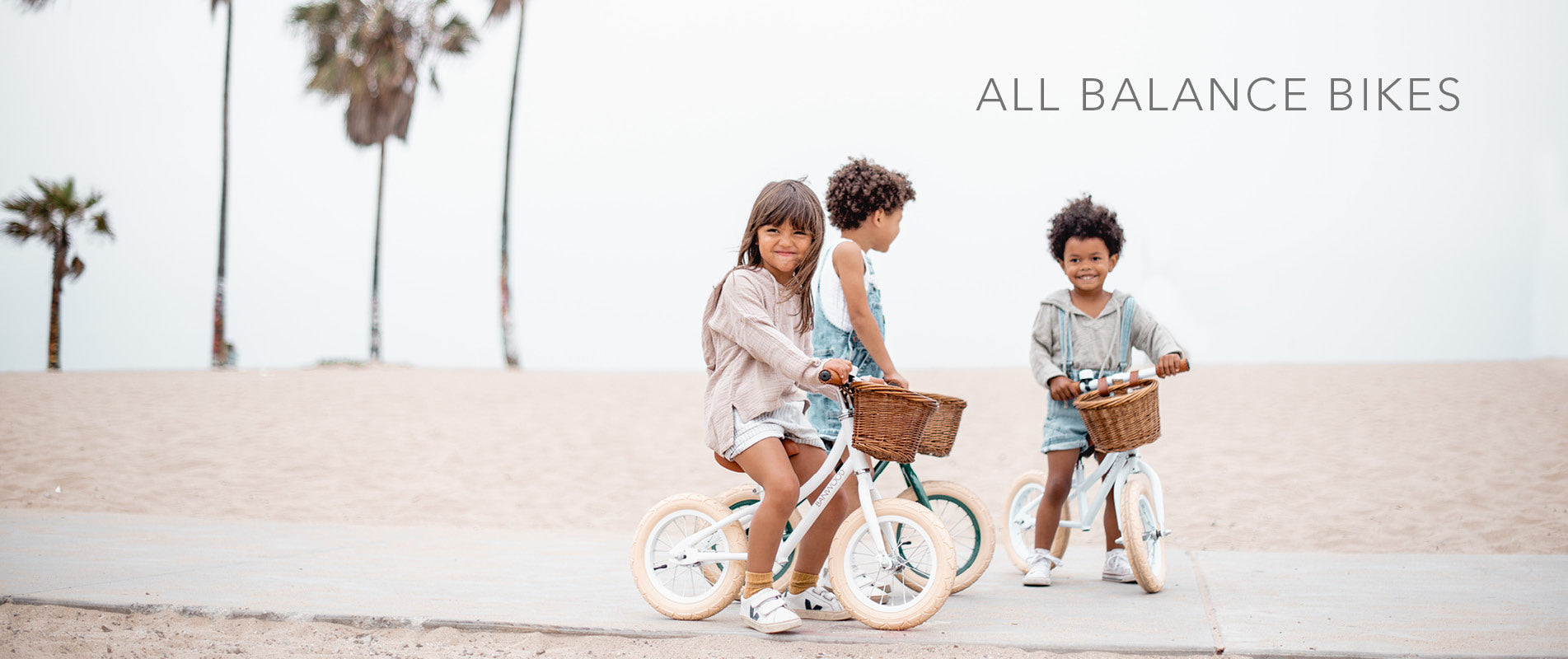 BANWOOD バンウッド　バランスバイク　ホワイト　白 Banwood Balance Bikes
