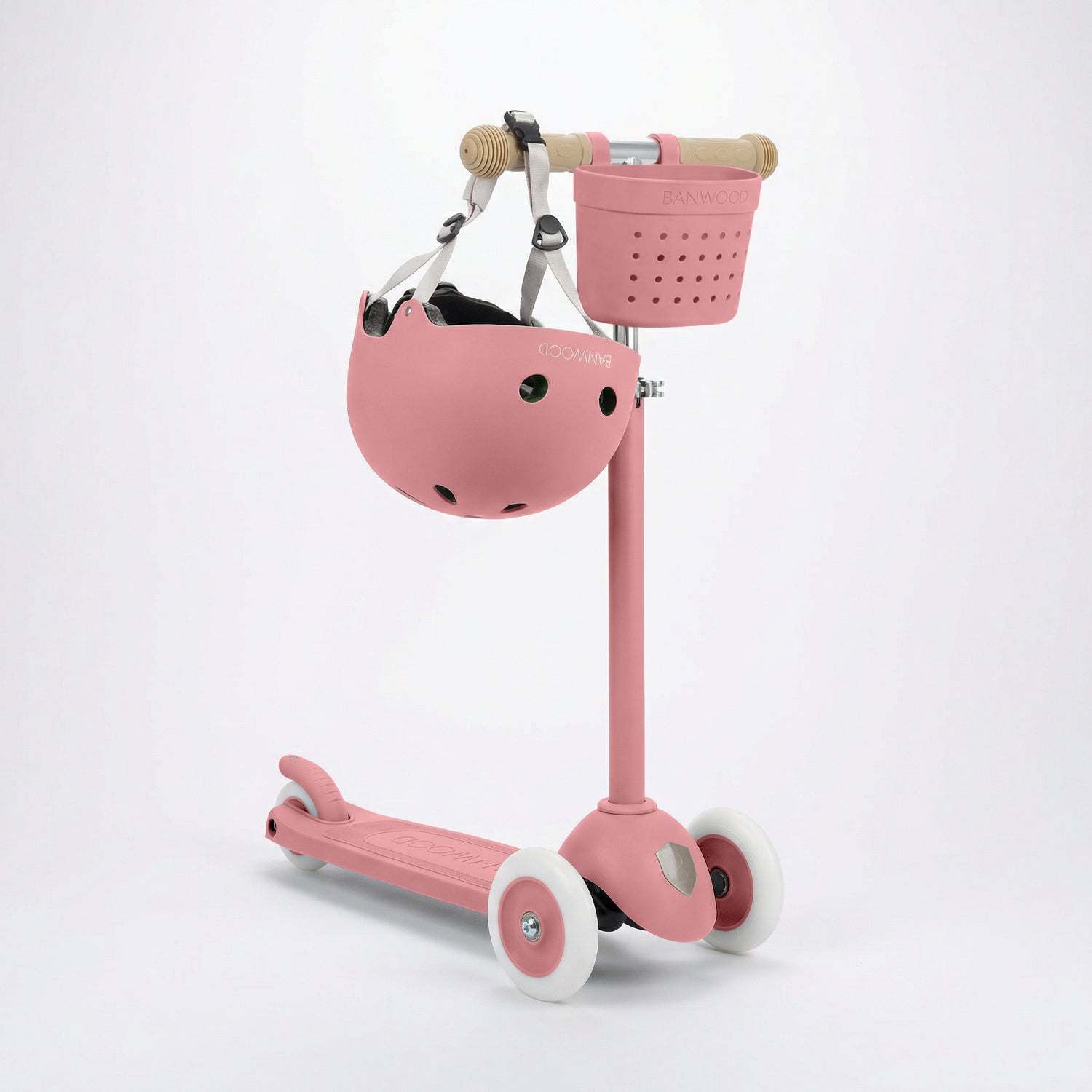 ECO SCOOTER & HELMET SET RASPBERRY