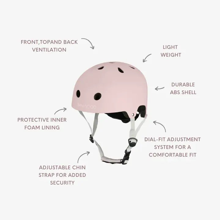 ECO SCOOTER & HELMET SET FADEDPINK