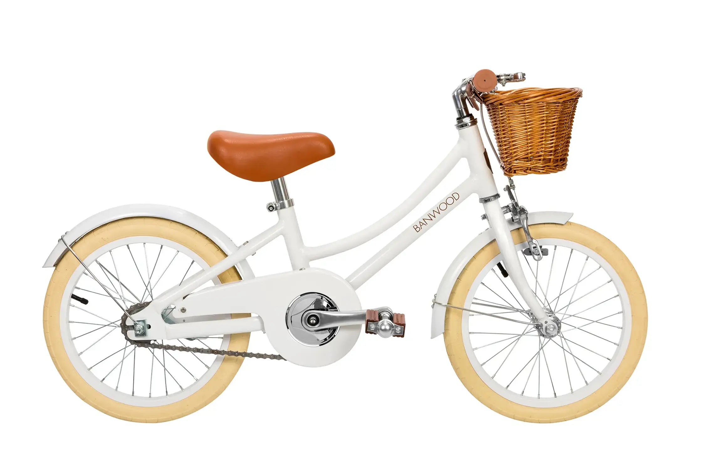 BANWOOD CLASSIC BIKE 16" VINTAGE - WHITE