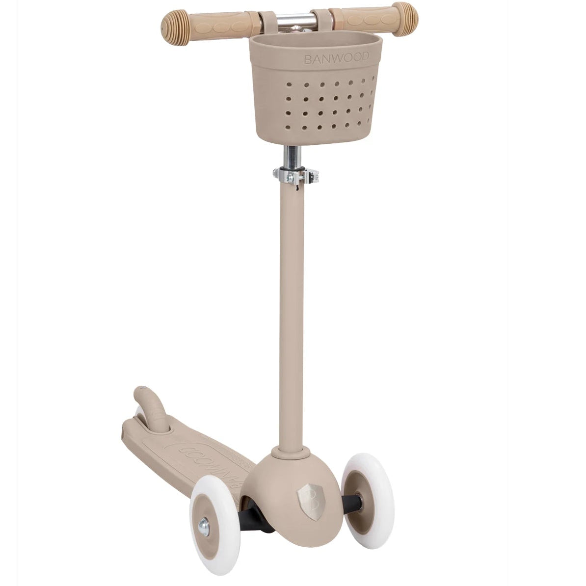 Banwood Eco Kids Scooter in Sand — front view