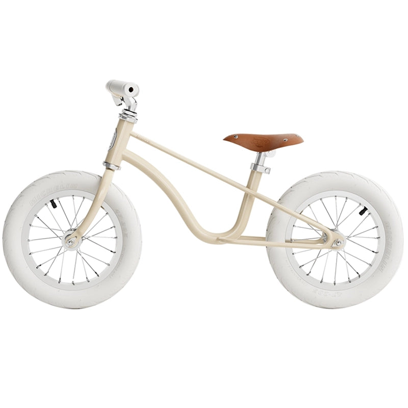 Icono de bicicleta de equilibrio - Crema