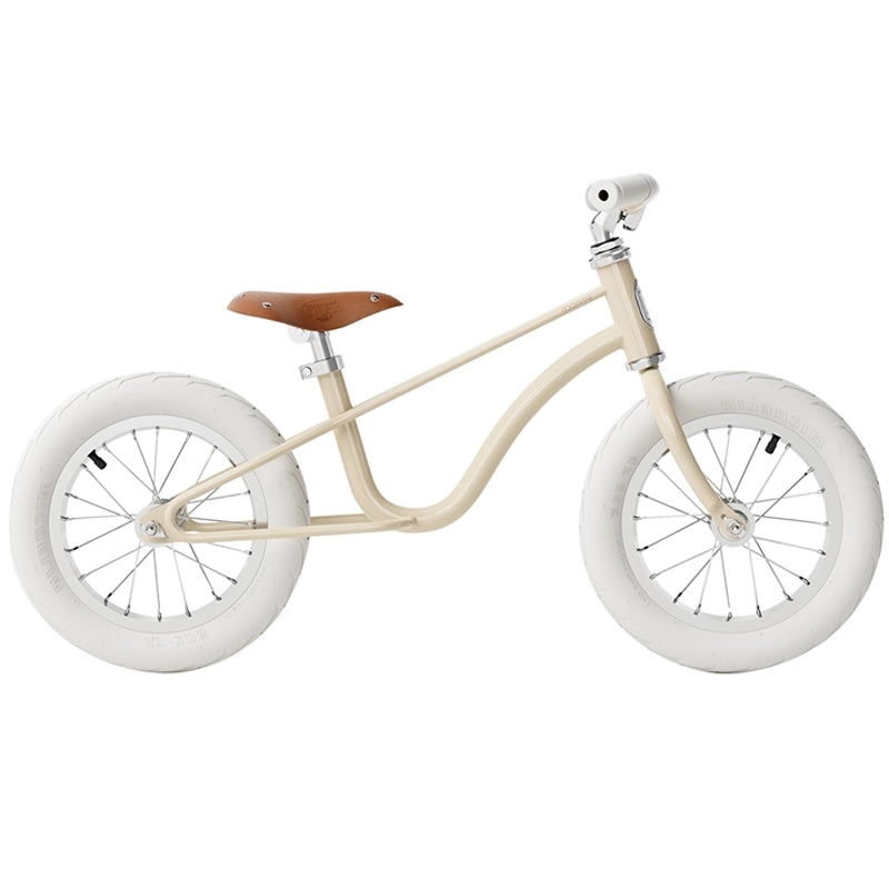 Icono de bicicleta de equilibrio - Crema