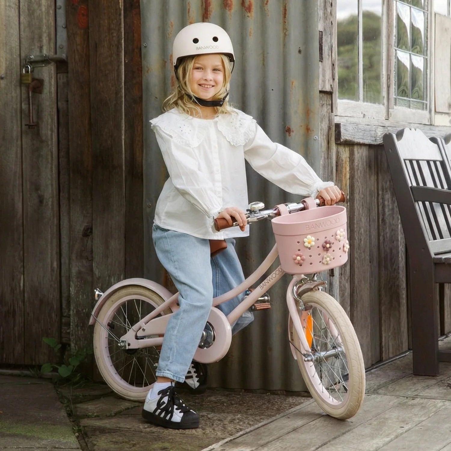 Pin & Ride Basket Banwood - Dustyrose