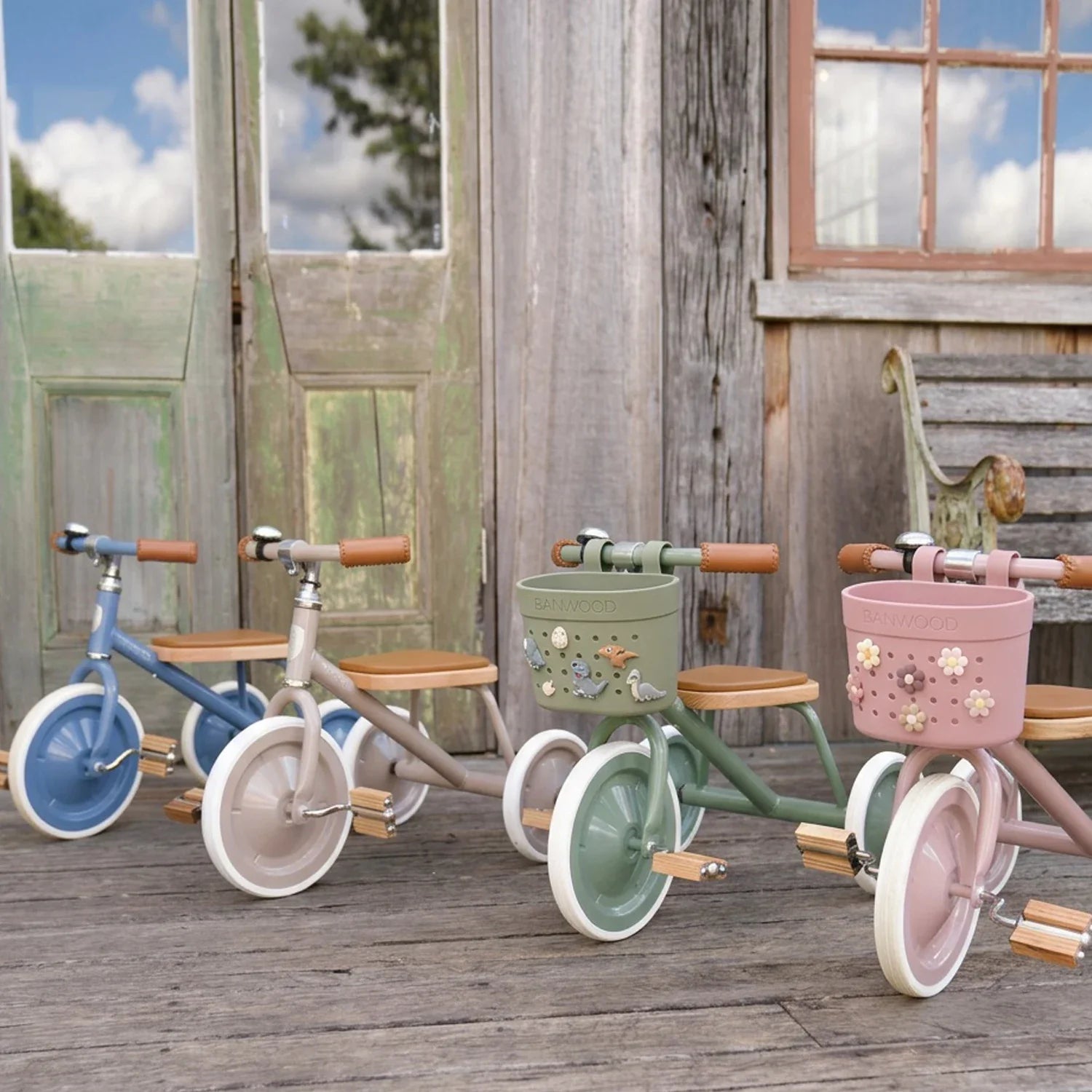 Pin & Ride Basket Banwood - Dustyrose