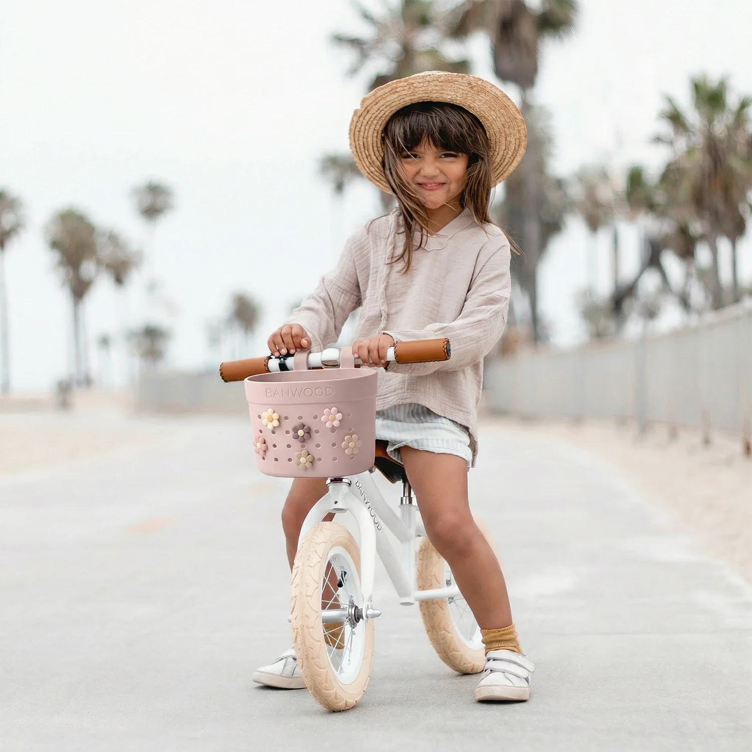 Pin & Ride Basket Banwood - Fadedpink