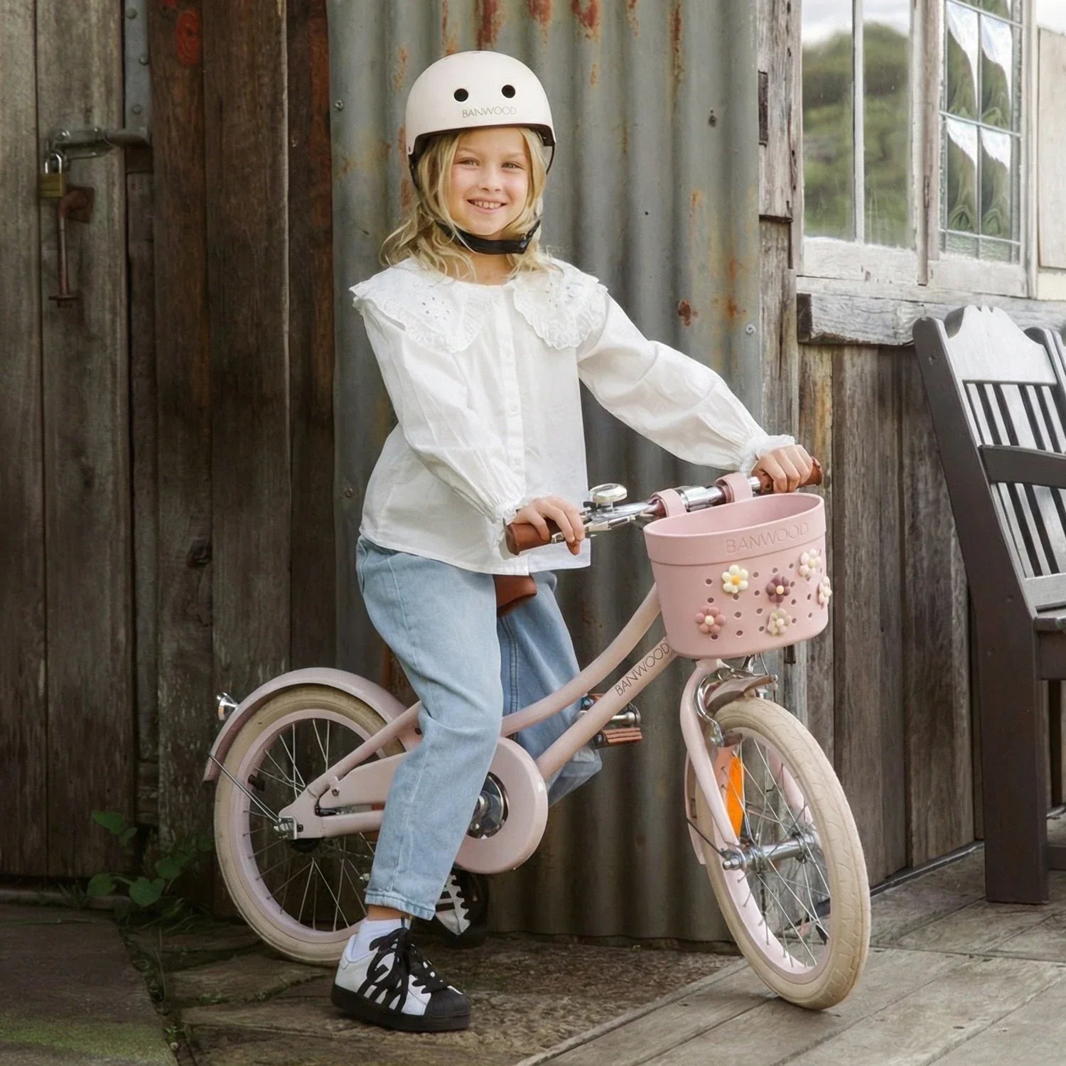 Pin & Ride Basket Banwood - Fadedpink