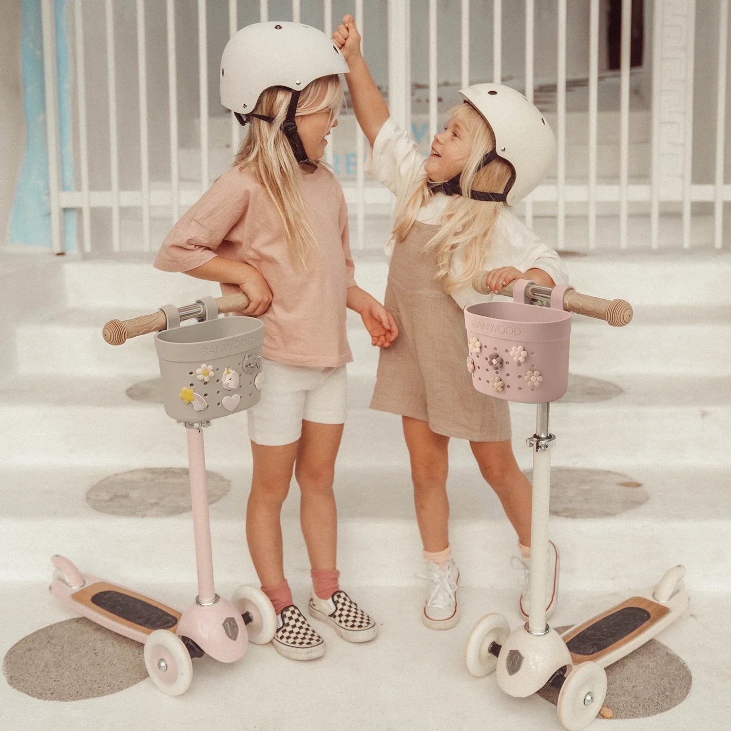 Pin & Ride Basket Banwood - Fadedpink