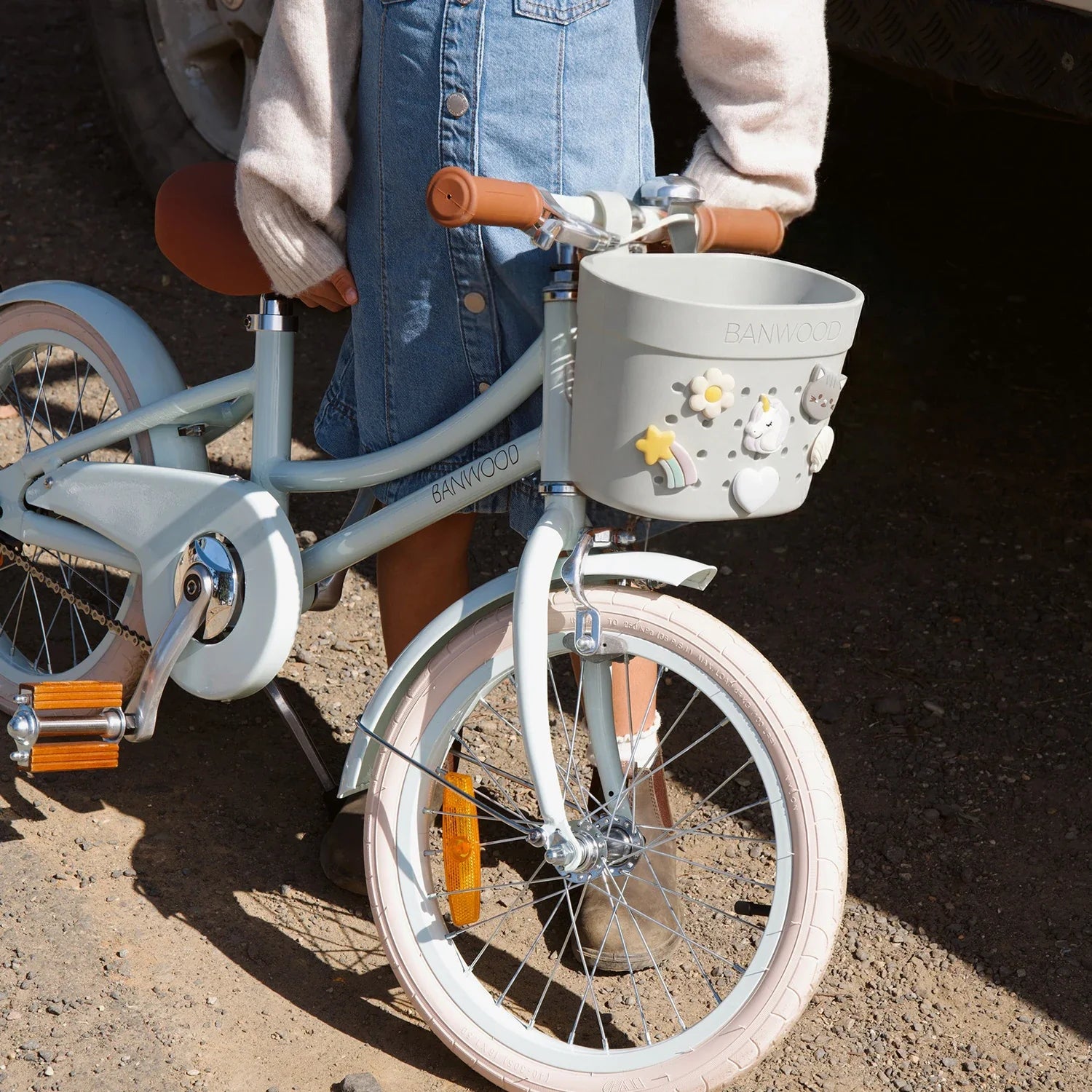 Pin & Ride Basket Banwood - Ivory