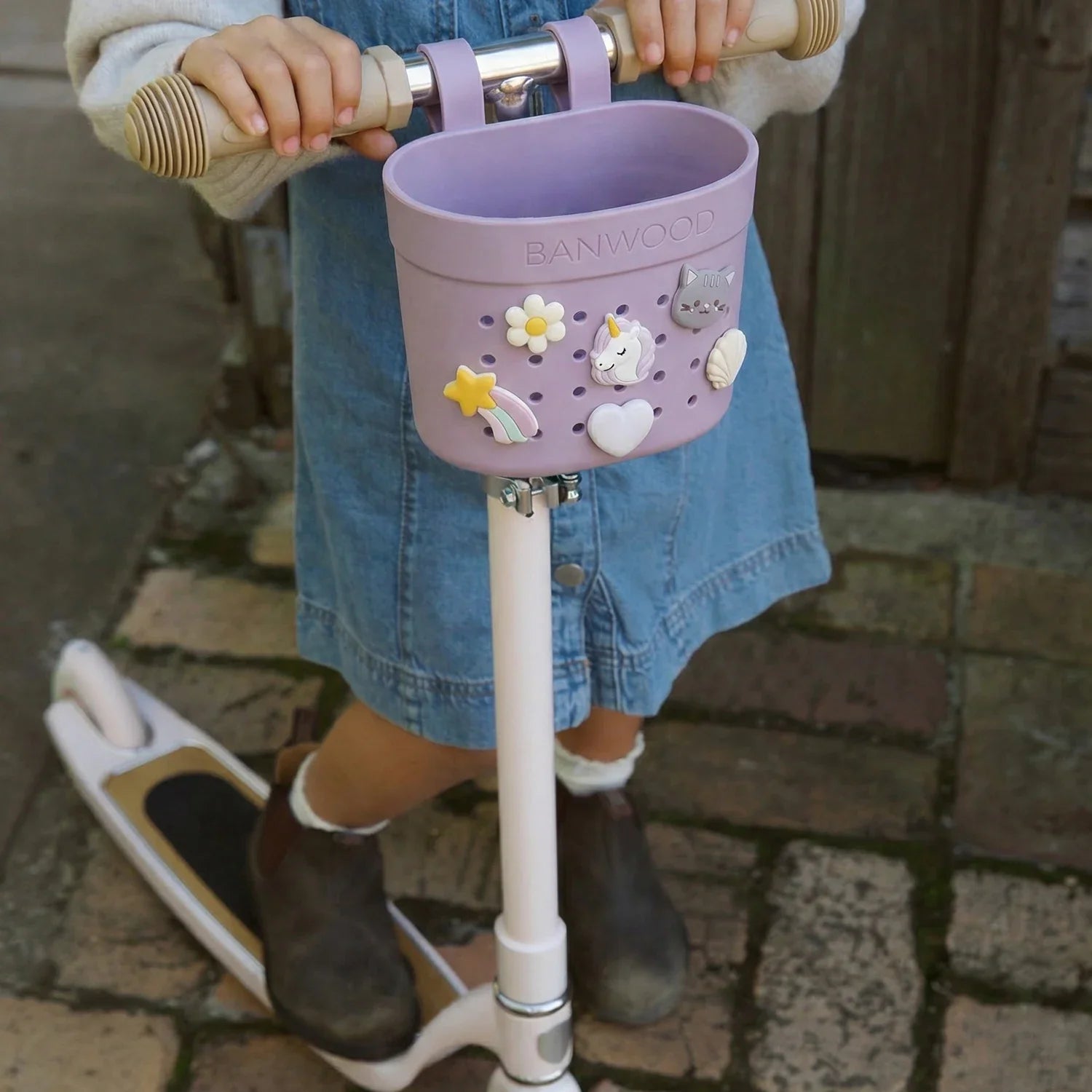 Pin & Ride Basket Banwood - Lavender