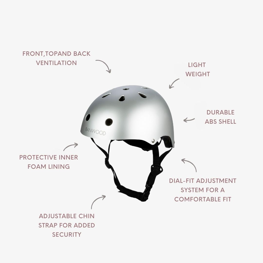 Kids Helmet - Chrome