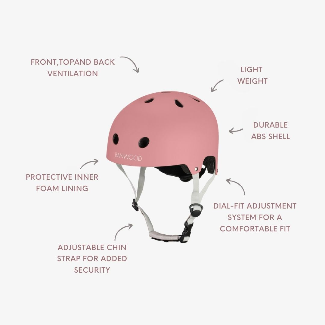 BANWOOD HELMET RASPBERRY