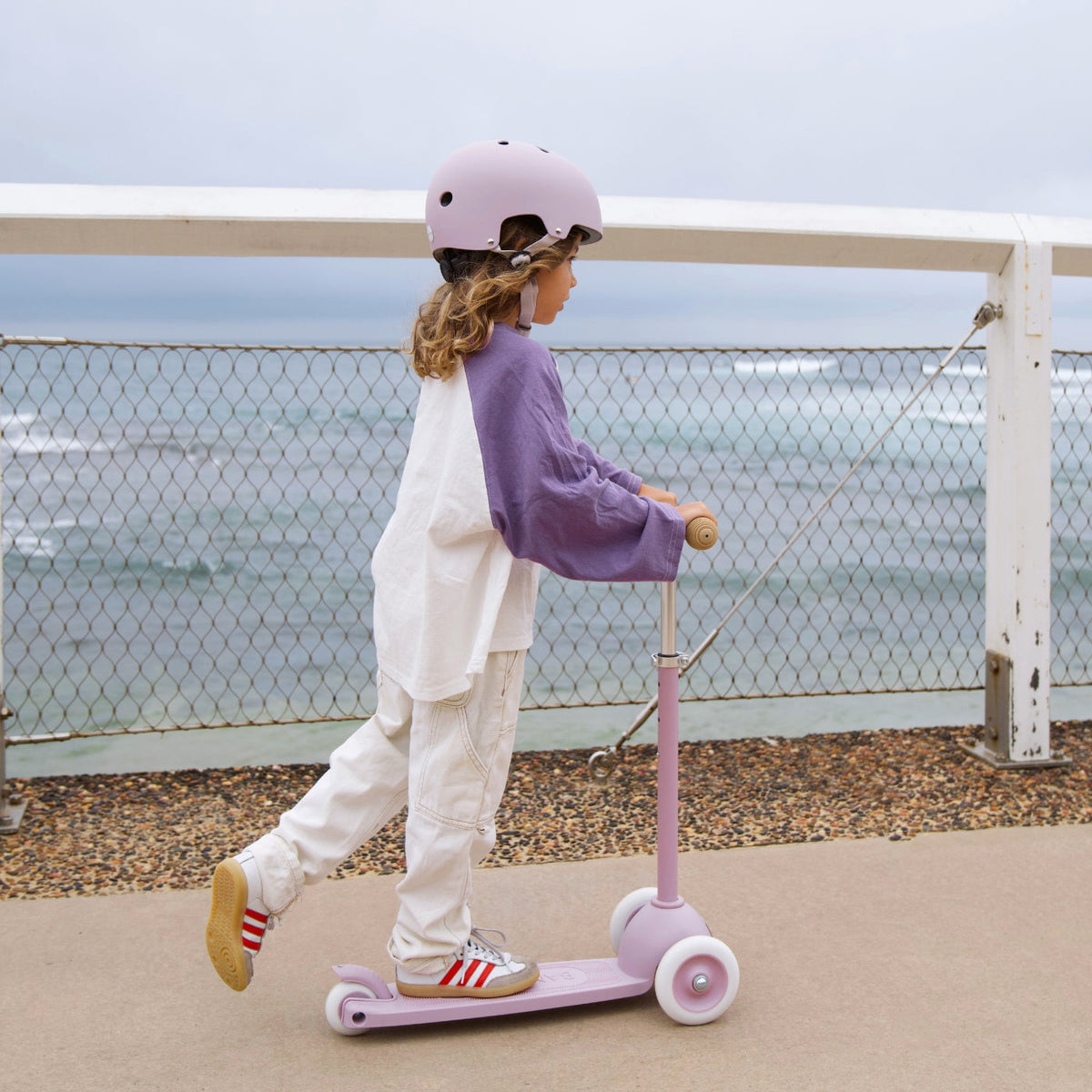 Banwood Eco Helmet Lavender — interior padding