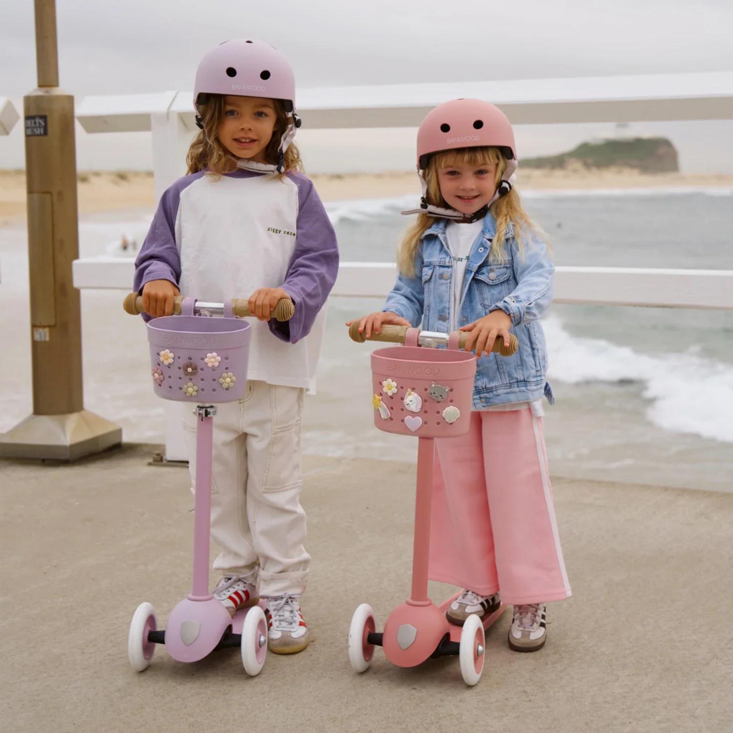 Banwood Basket Pins - Flowers
