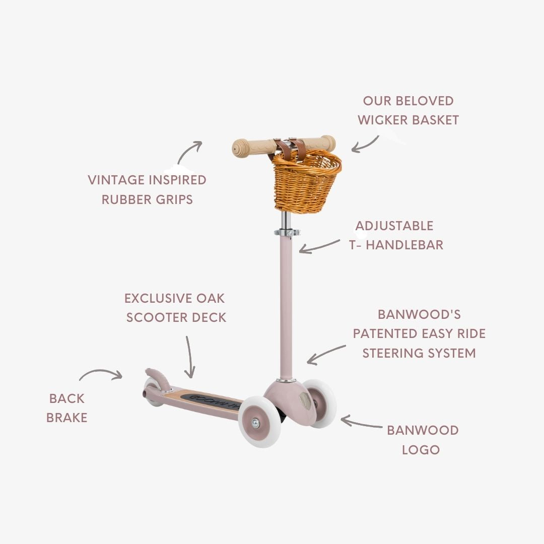 Scooter Banwood - Dustypink St