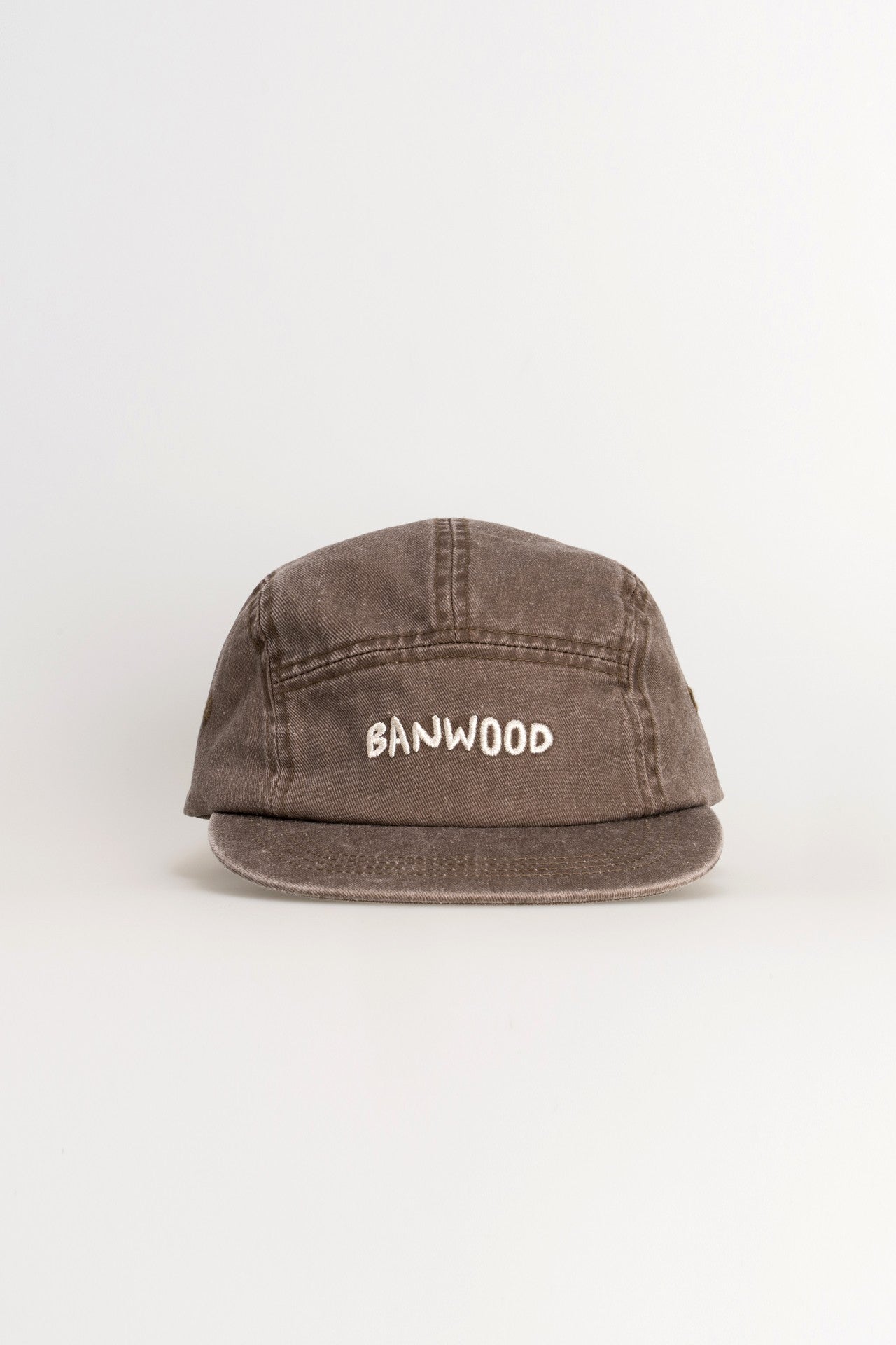 Gorra Banwood Washed 5 paneles - Marrón