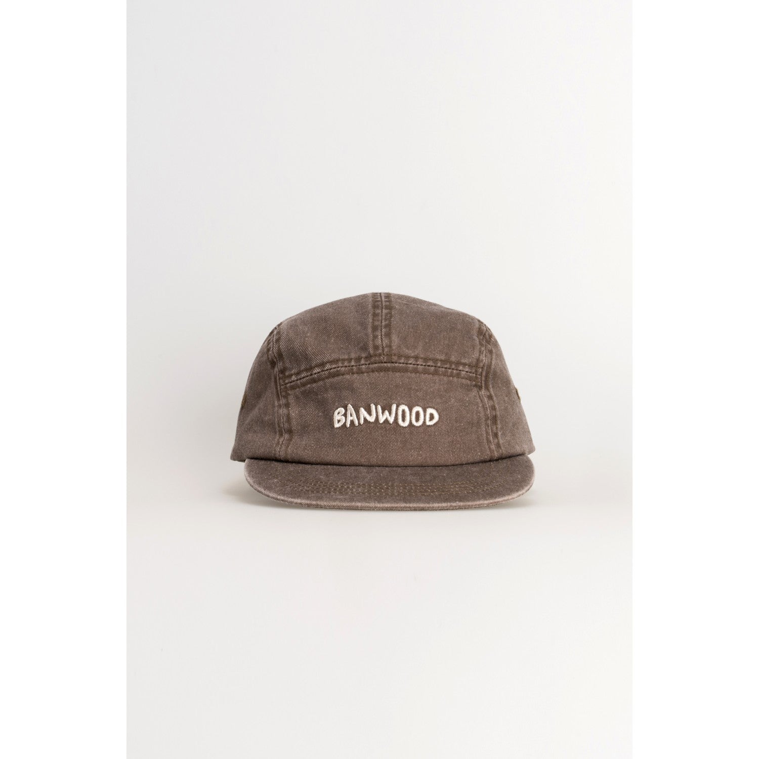 Gorra Banwood Washed 5 paneles - Marrón