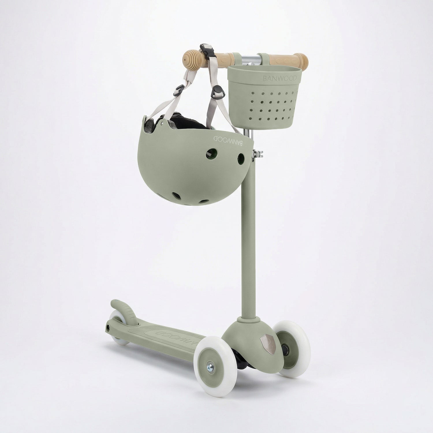 ECO SCOOTER & HELMET SET OLIVE