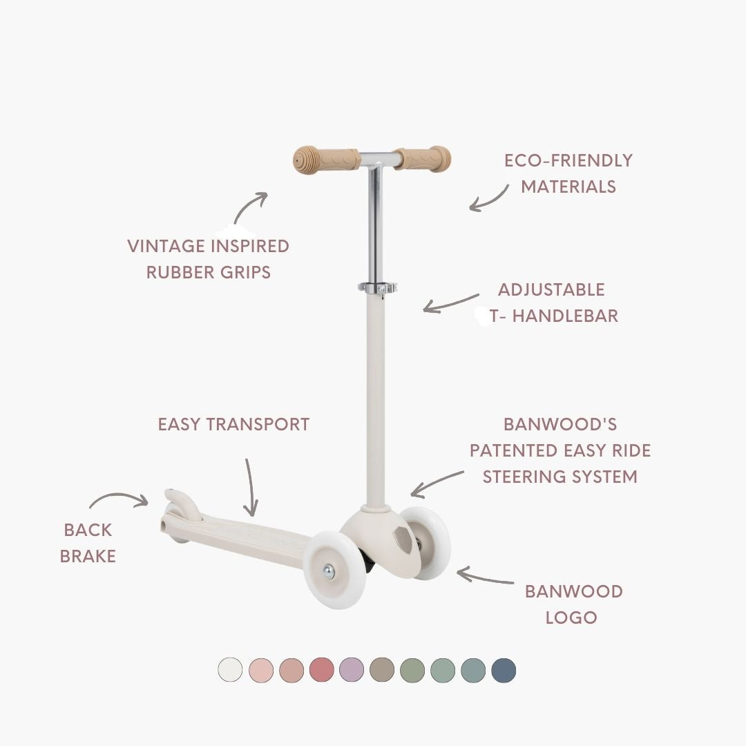 ECO SCOOTER & HELMET SET IVORY