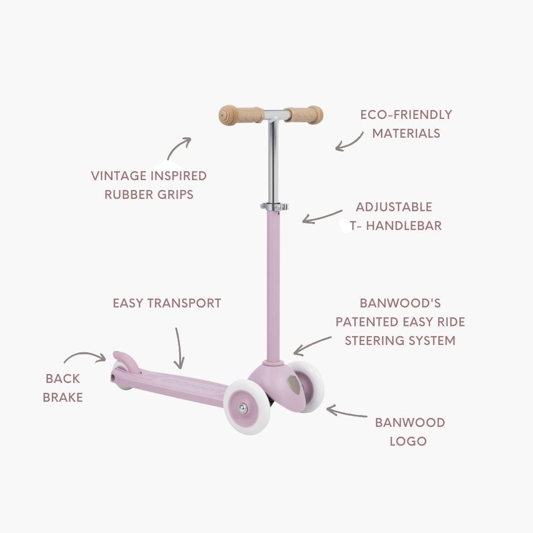 ECO SCOOTER & HELMET SET LAVENDER
