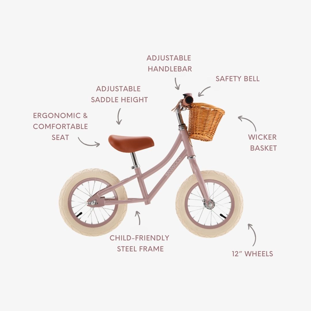 BANWOOD BALANCE BIKE & HELMET SET