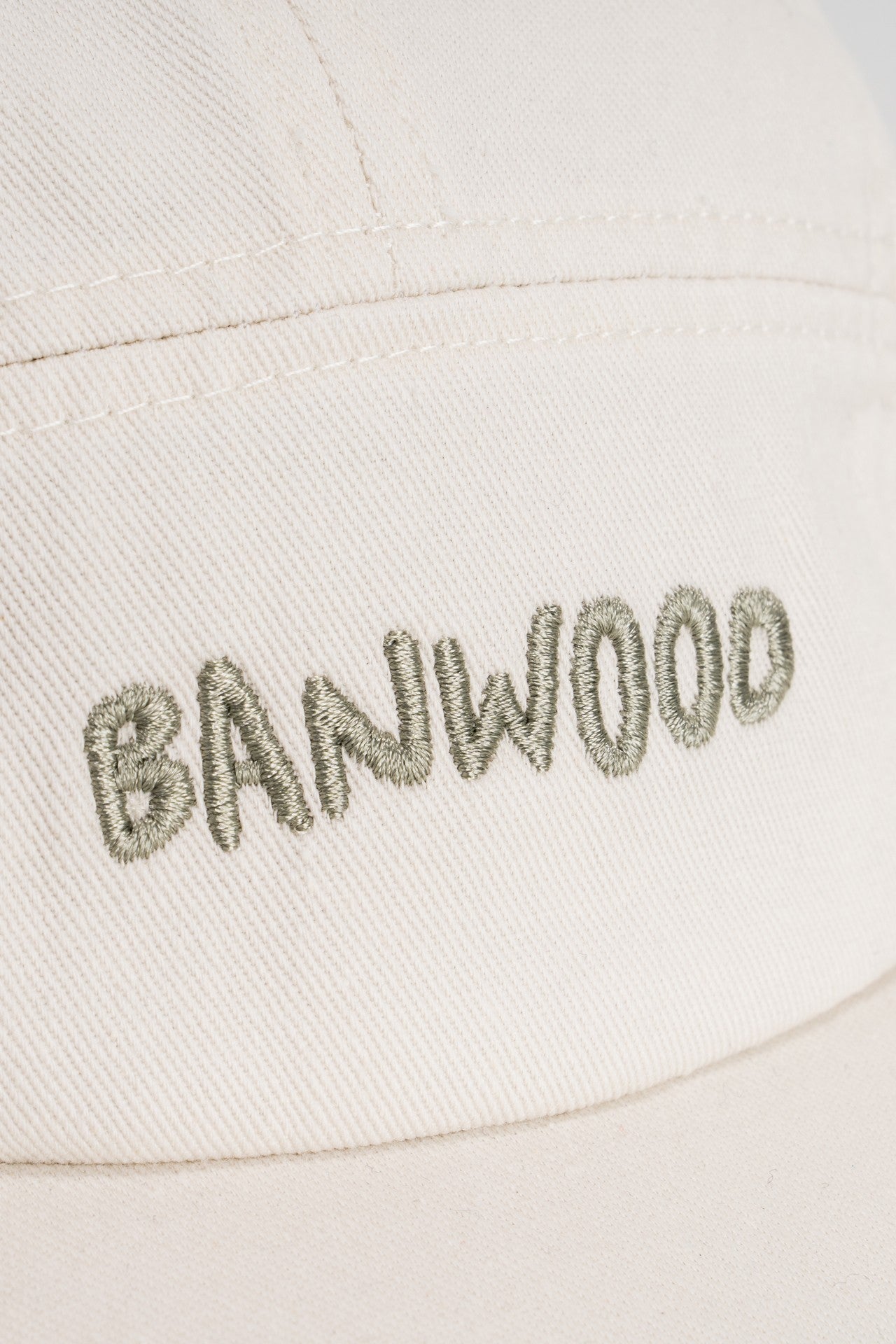 Gorra Banwood Washed 5 Panel - Crema