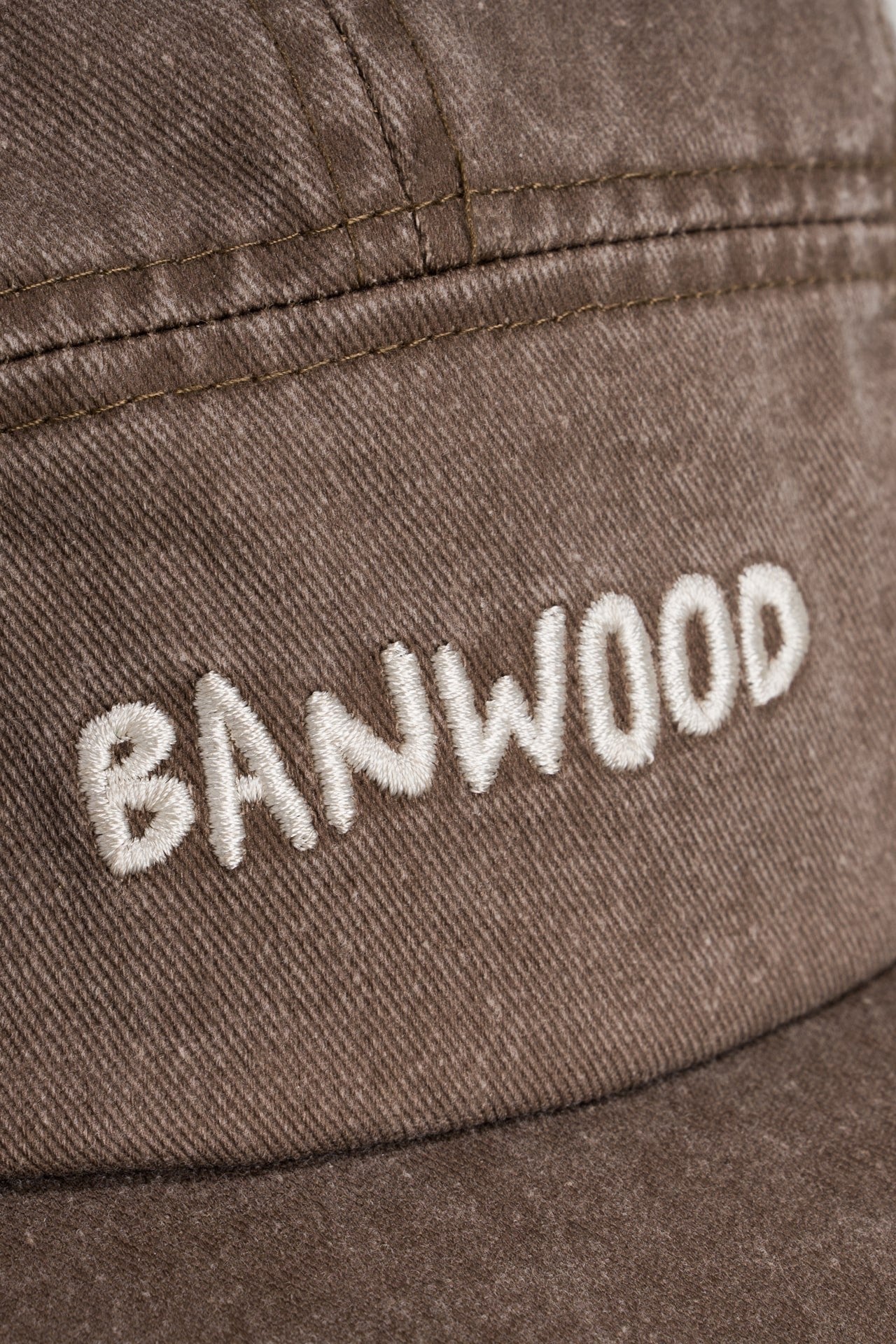 Gorra Banwood Washed 5 paneles - Marrón