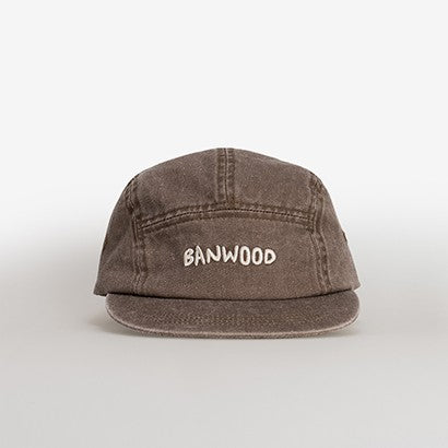 Gorra Banwood Washed 5 paneles - Marrón