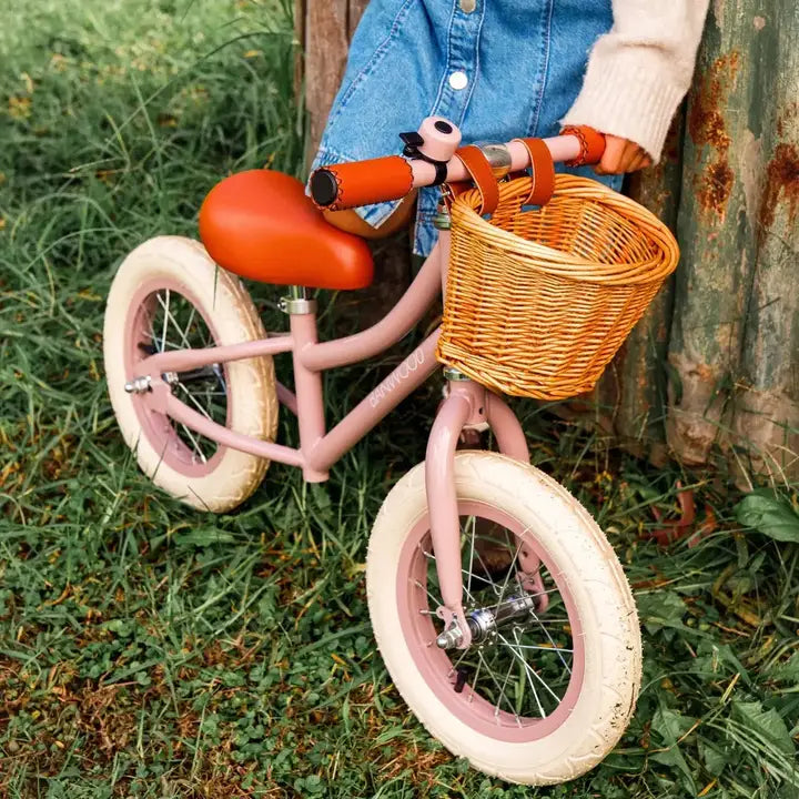BANWOOD BALANCE BIKE & HELMET SET - DUSTY PINK