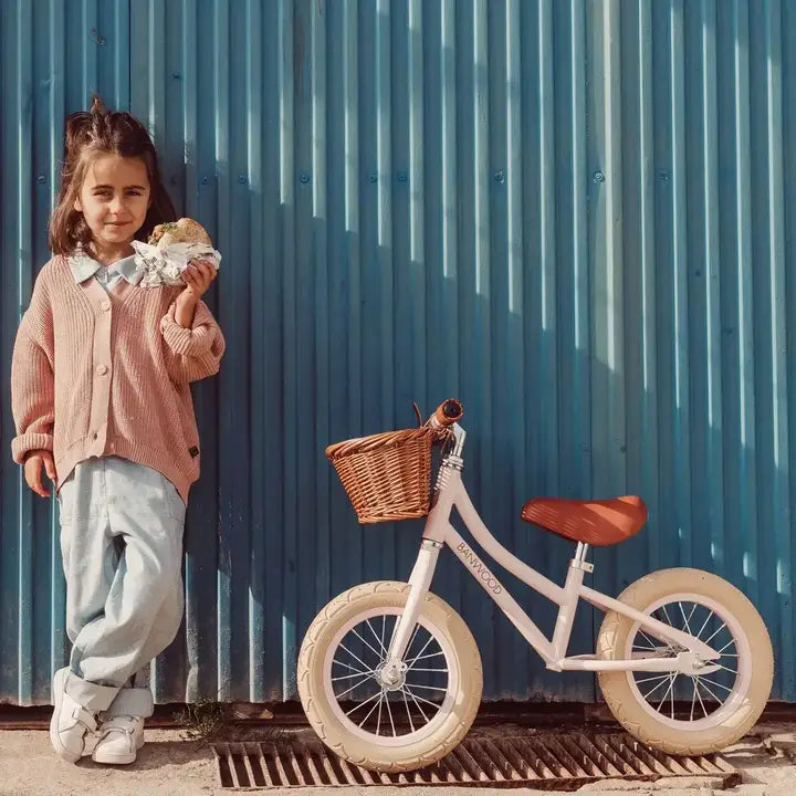 BANWOOD BALANCE BIKE & HELMET SET - PINK
