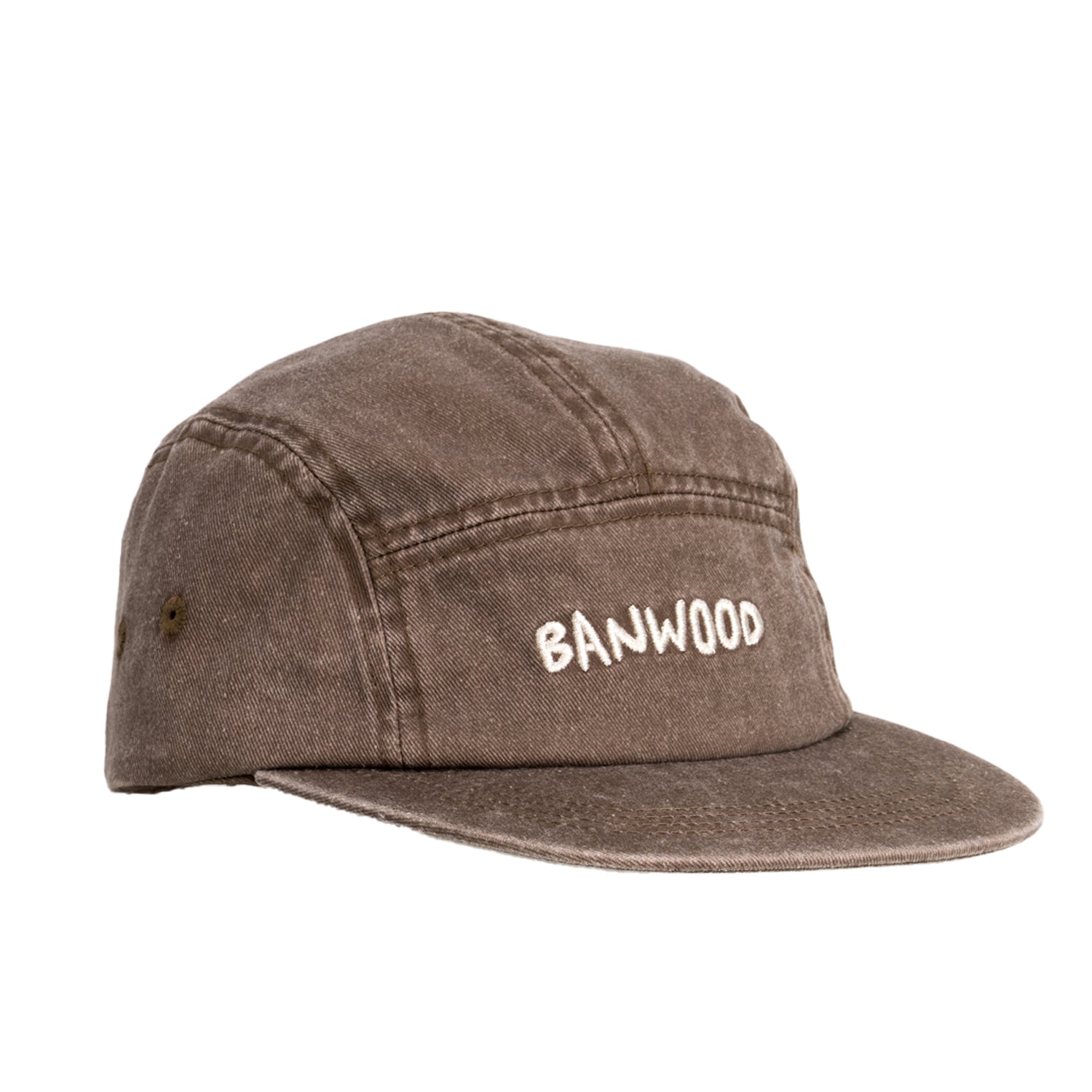 Banwood Washed 5 Panel Cap - Brown