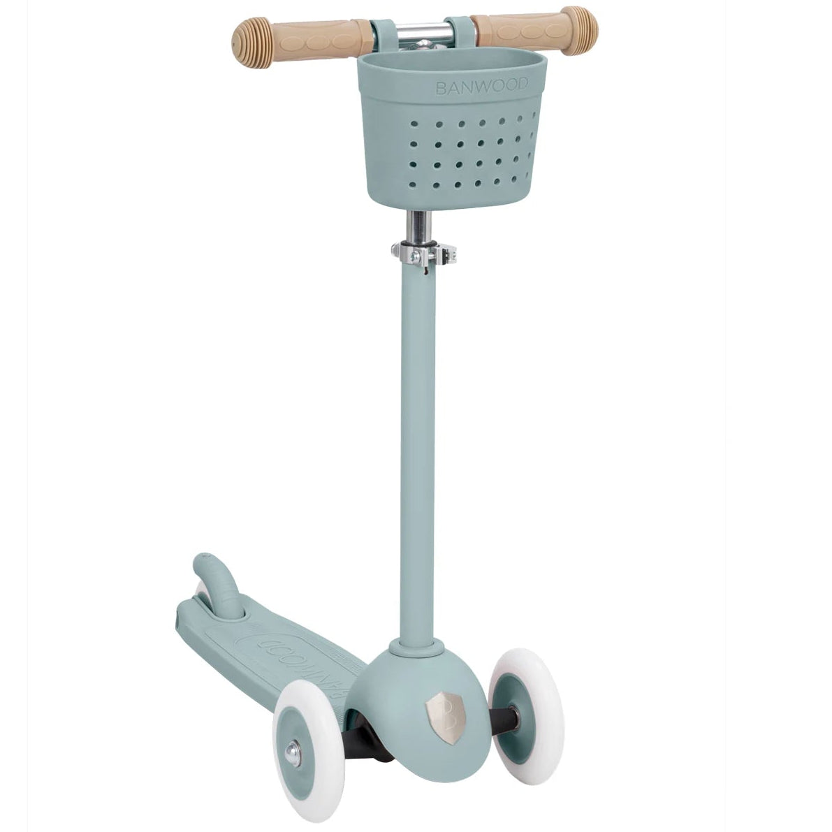 Banwood Eco Kids Scooter in Teal — recycled 3-wheel kids scooter for ages 3+