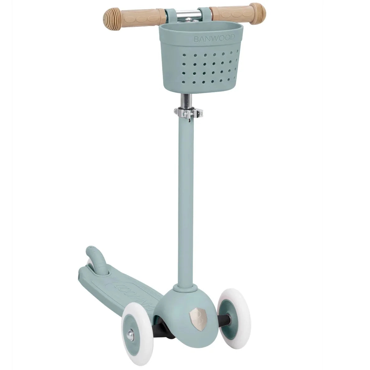 Banwood Eco Kids Scooter in Teal — recycled 3-wheel kids scooter for ages 3+