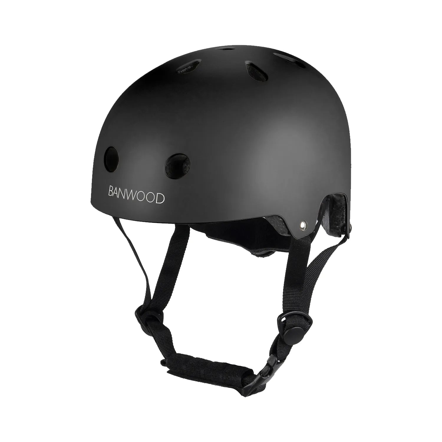 Kids Helmet - Matte Black