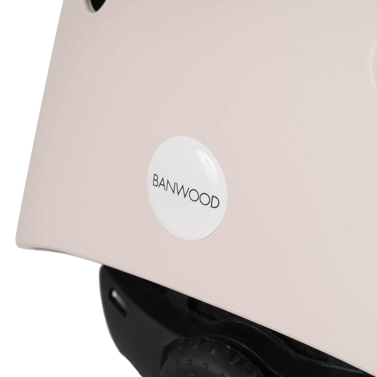 Banwood Eco Helmet Ivory — back view