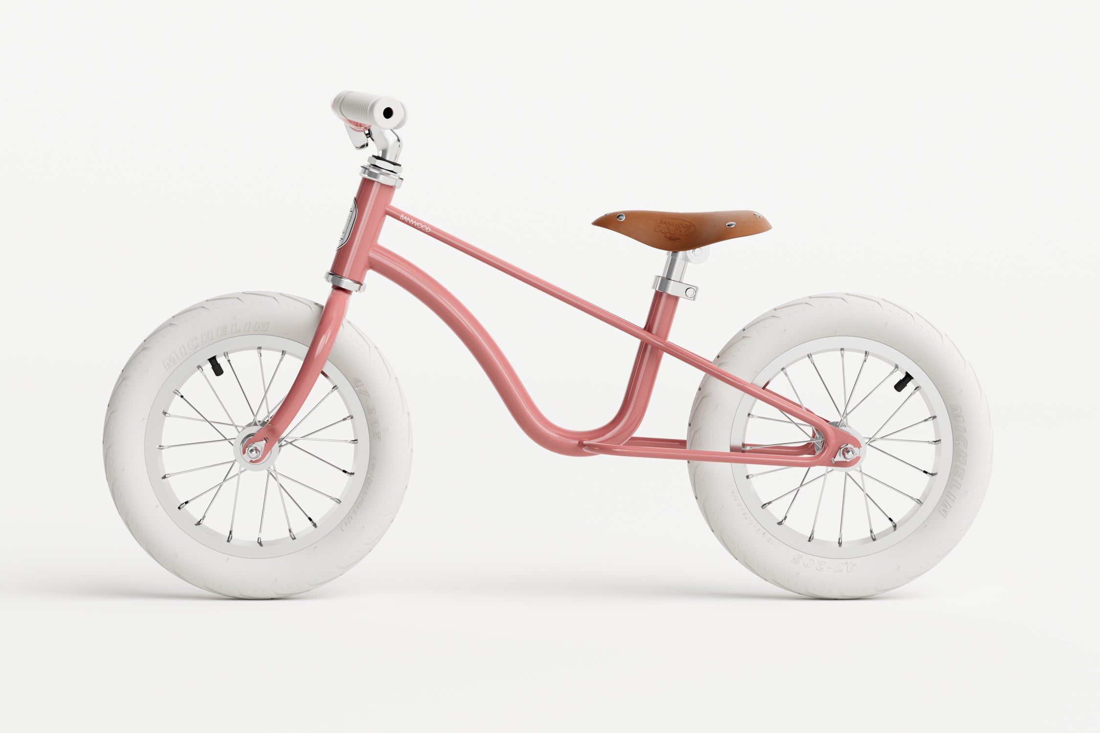 Icono de bicicleta de equilibrio - Rosa