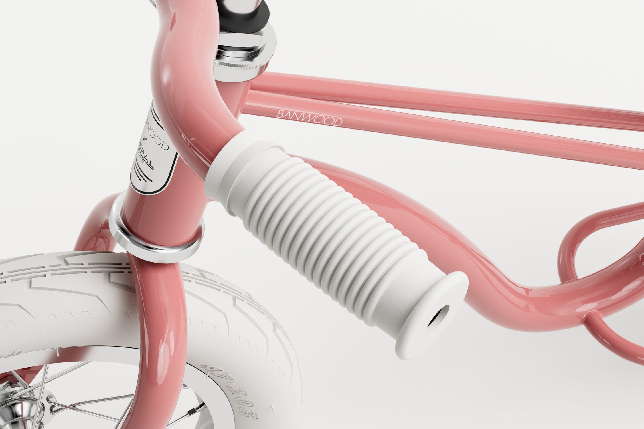 Icono de bicicleta de equilibrio - Rosa