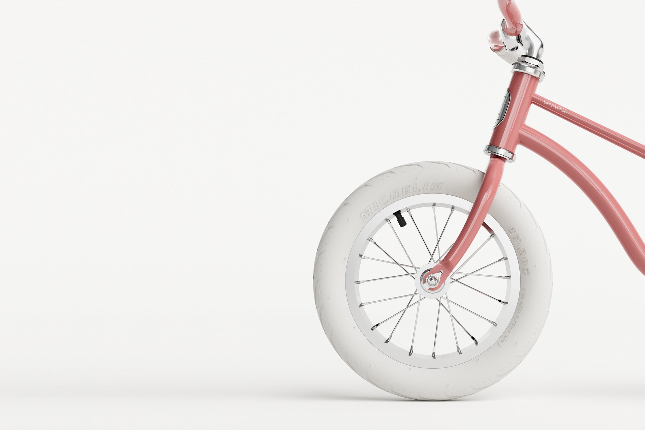 Icono de bicicleta de equilibrio - Rosa