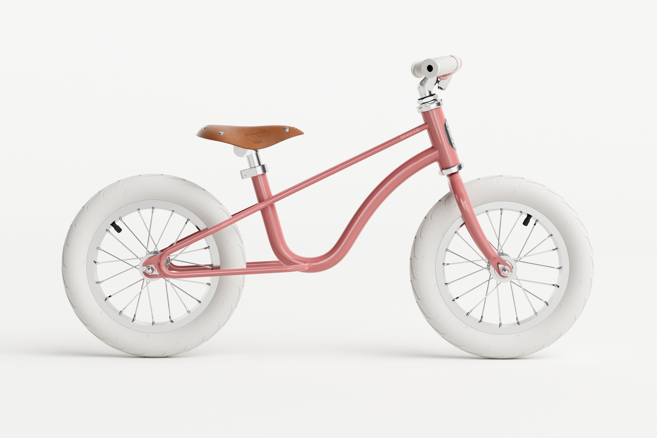 Icono de bicicleta de equilibrio - Rosa