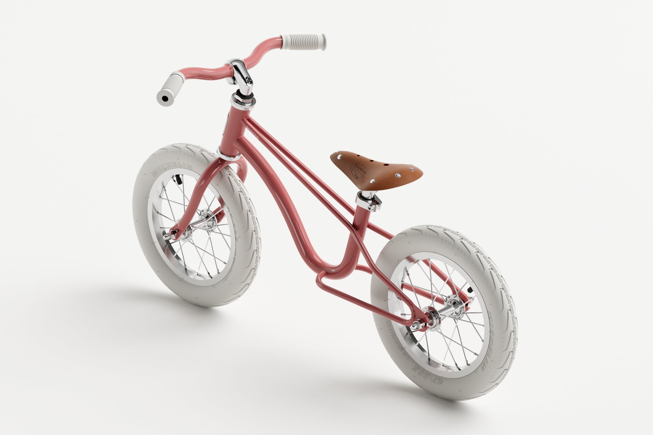 Icono de bicicleta de equilibrio - Rosa