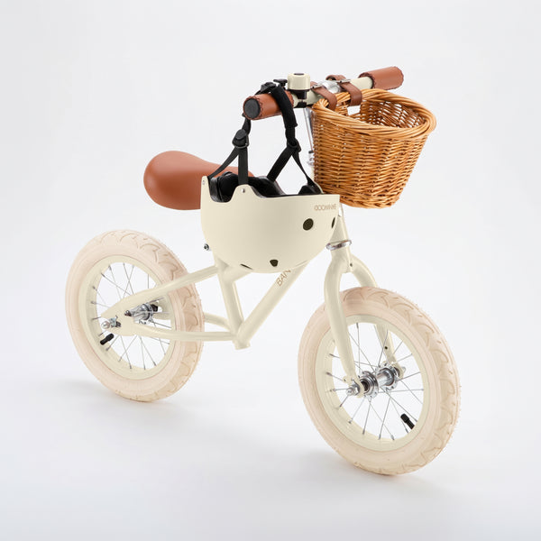 Kids Balance Bike & Helmet Set – Banwood Cream