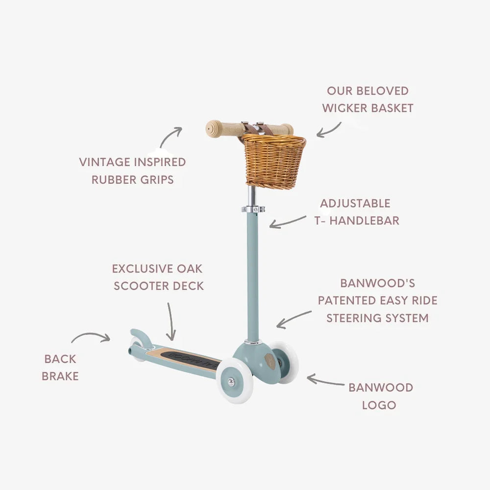 BANWOOD SCOOTER VINTAGE - TEAL