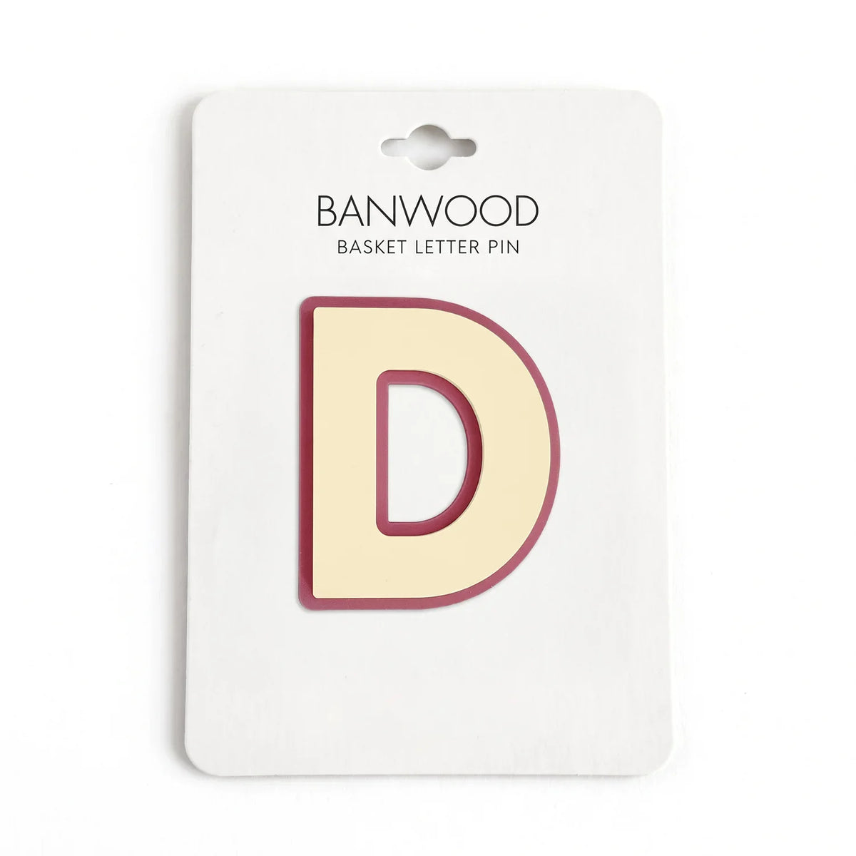 Banwood Basket Pins - D #Letter_D