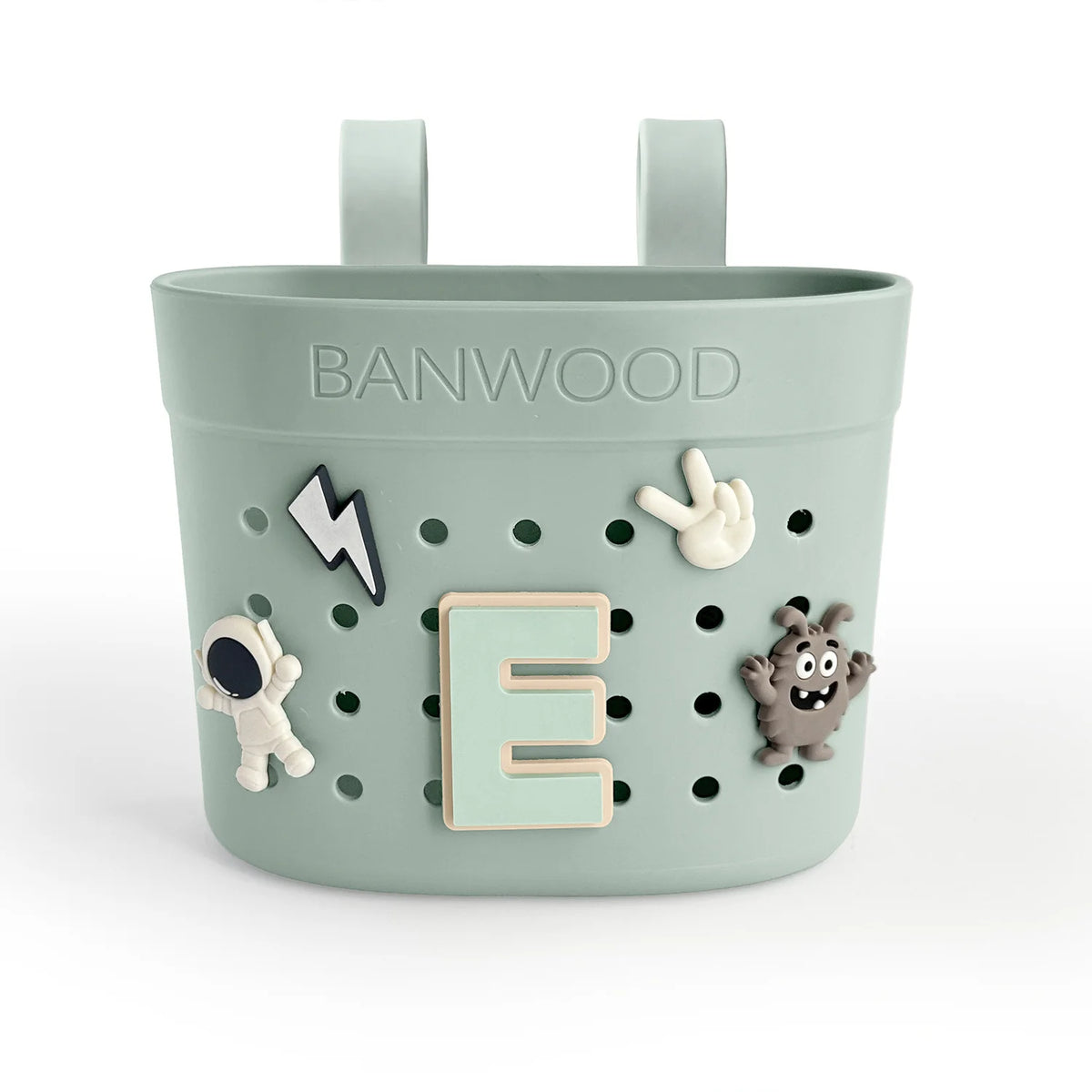 Banwood Basket Pins - E on basket #Letter_E