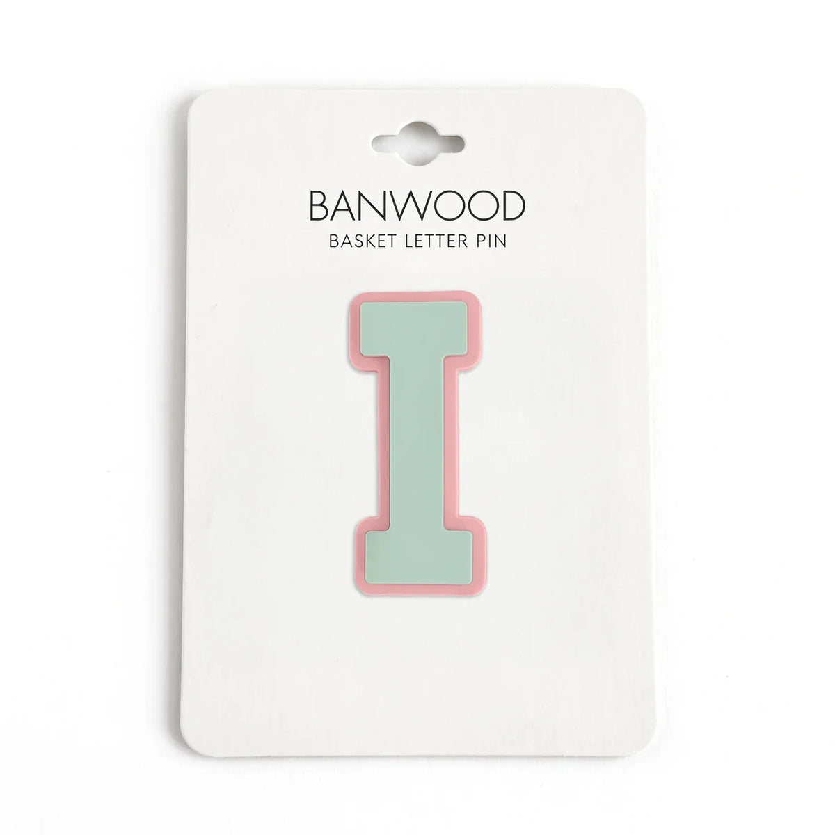 Banwood Basket Pins - I #Letter_I