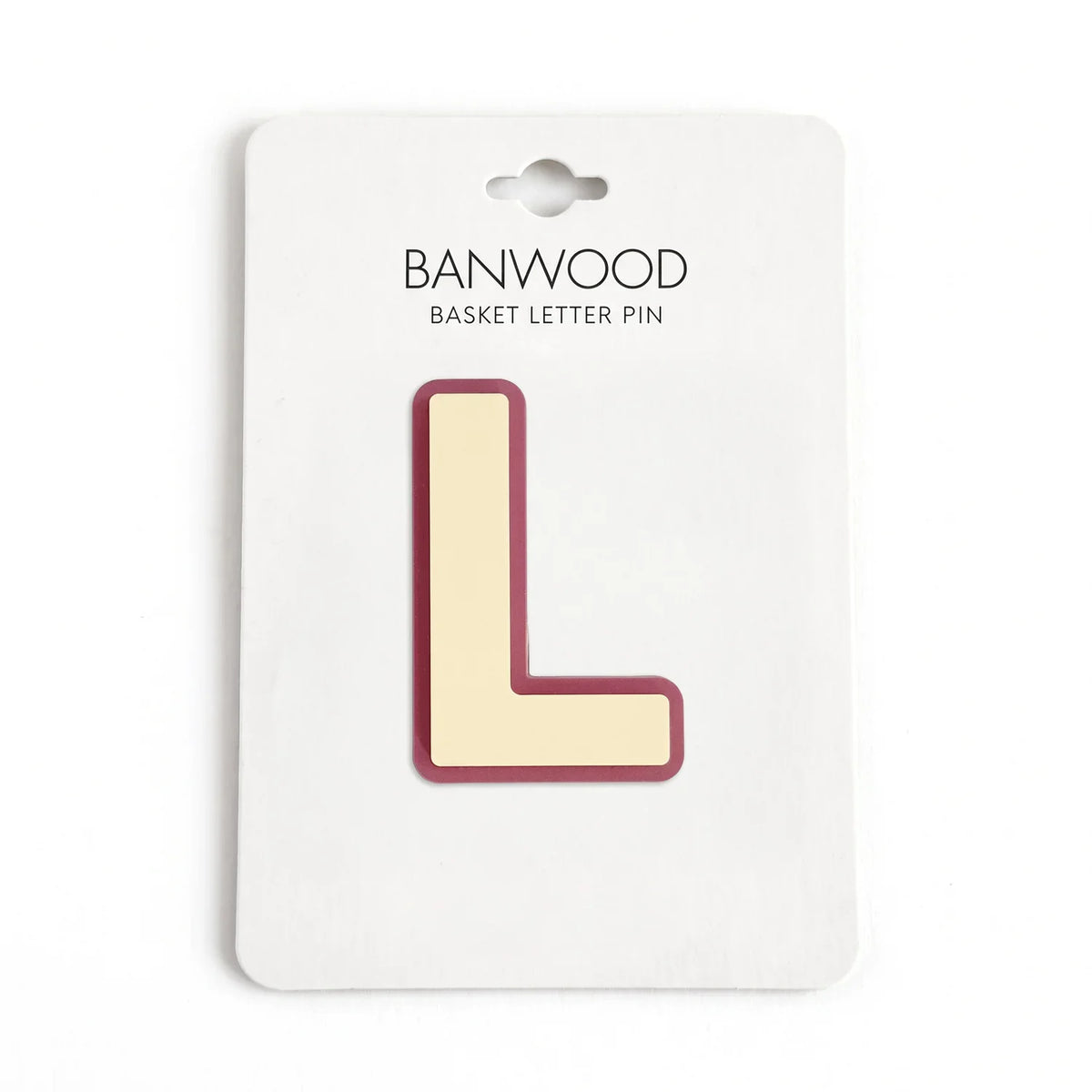 Banwood Basket Pins - L #Letter_L