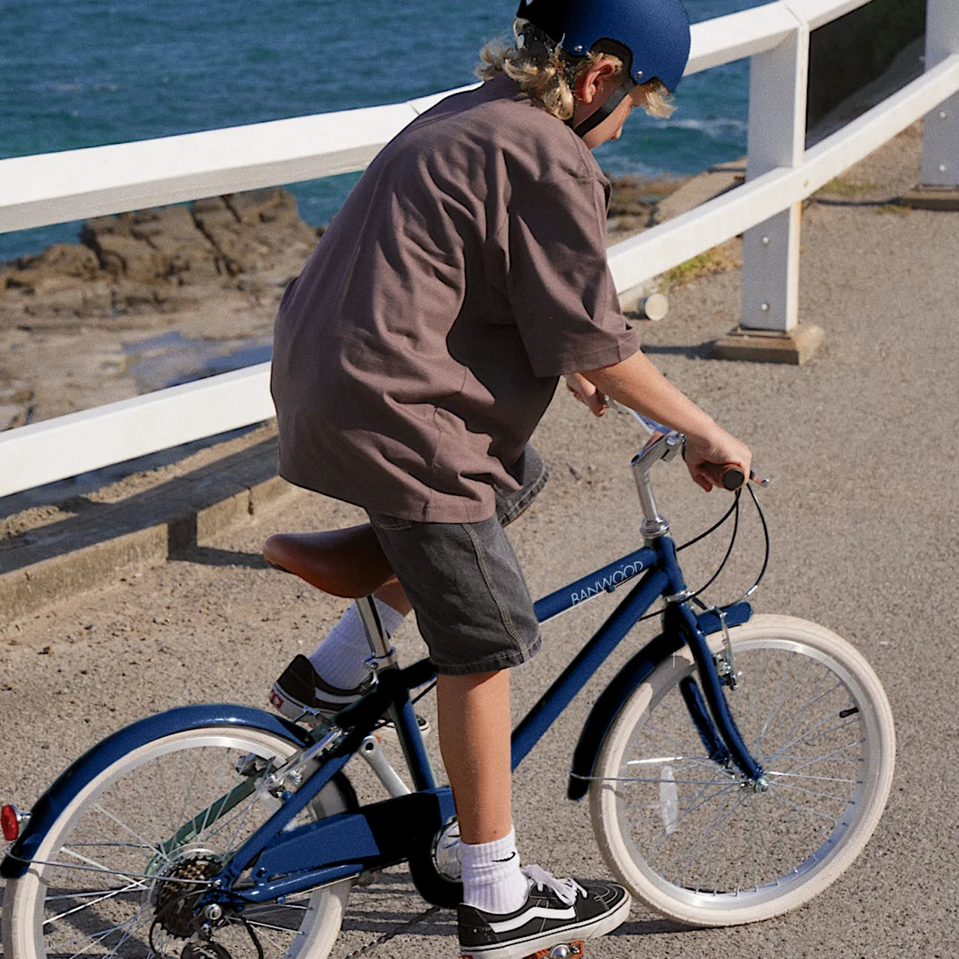 BANWOOD 20" CLASSIC BIKE VINTAGE - NAVY