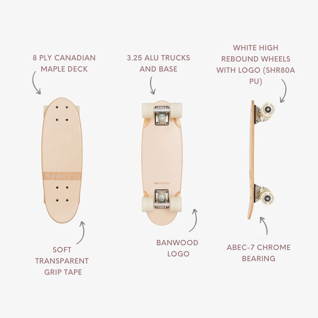 Skateboard - Cream