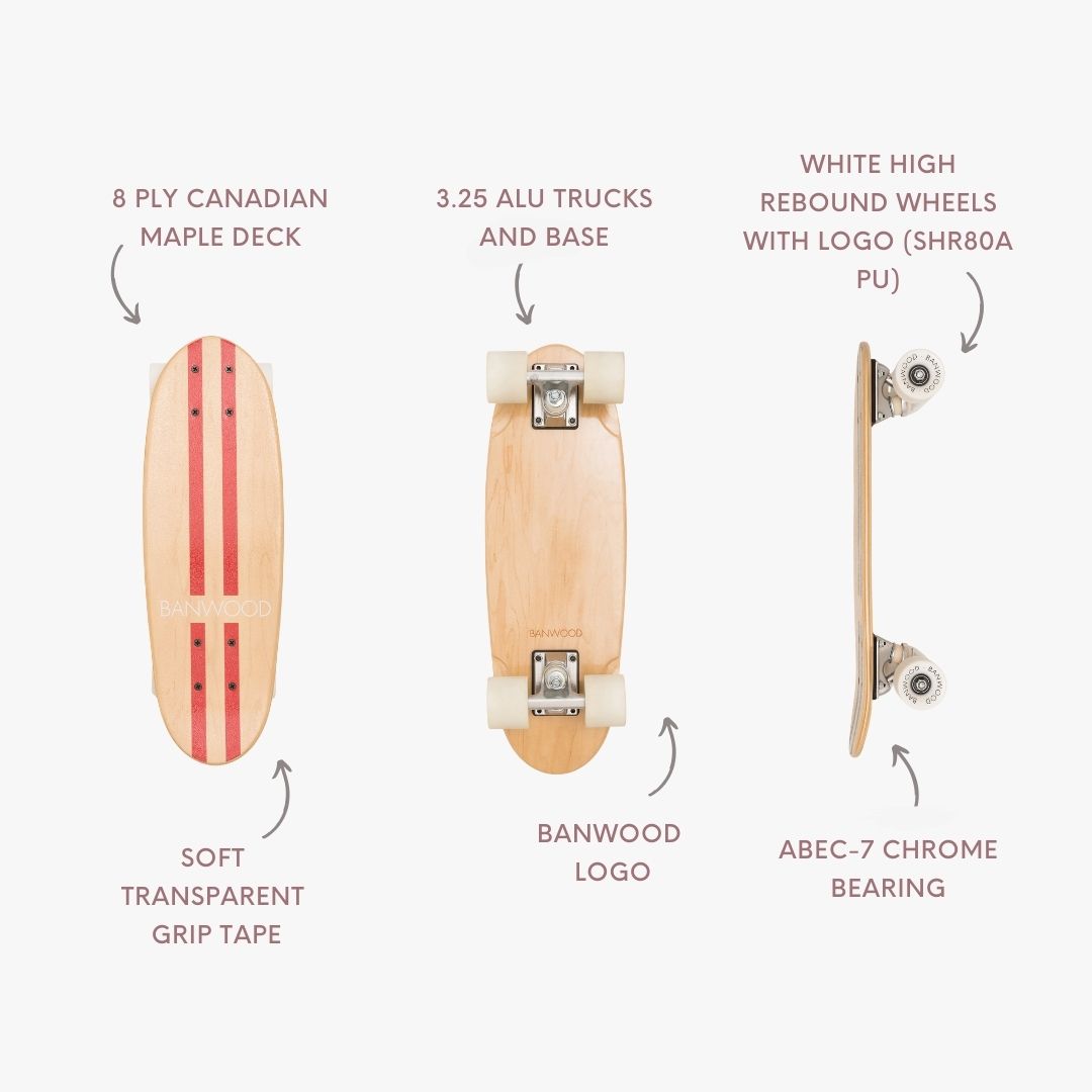 Skateboard Banwood Red