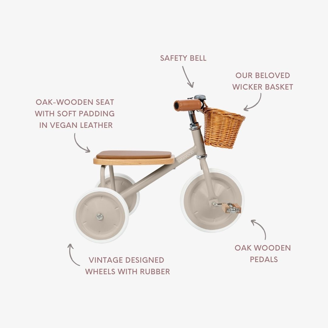 Trike vintage Banwood - Beige St